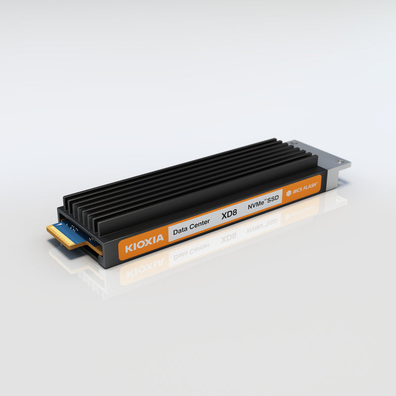 KIOXIA XD8 (E1.S 15mm) - 7.68TB Read Intensive 1 DWPD PCIe 5.0 SSD